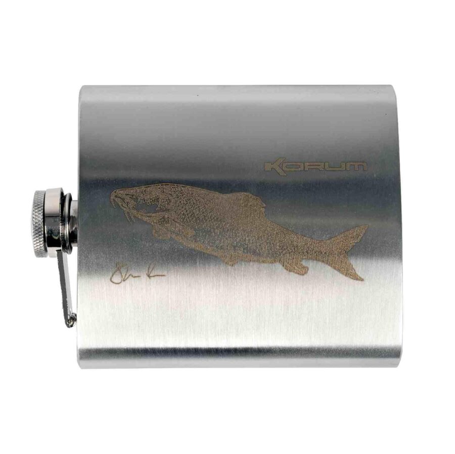 Korum Classic Hip Flask Barbel 7oz - Image 2