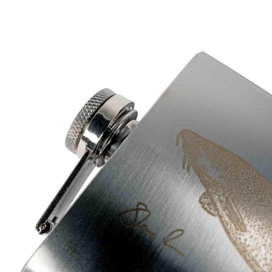 Korum Classic Hip Flask Barbel 7oz - Image 4