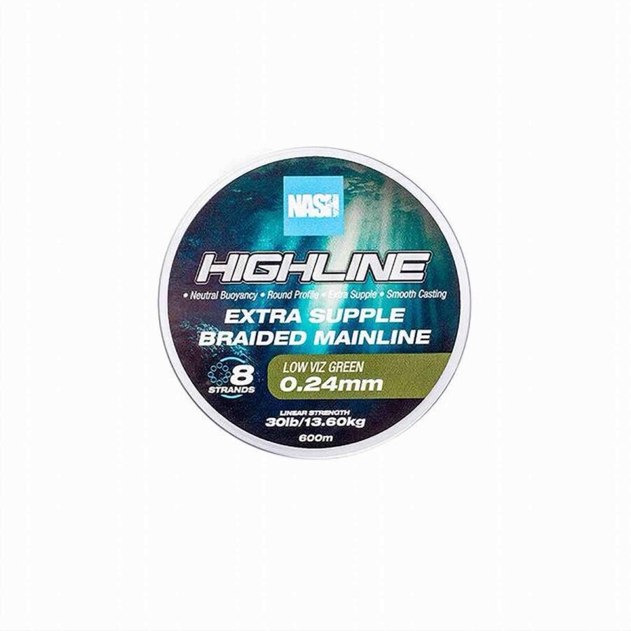 Nash Highline Floating Braid 1200m - Green