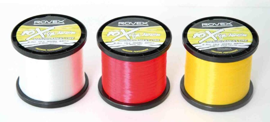 Rovex 10X Monofilament Leader 4oz Spool - Yellow