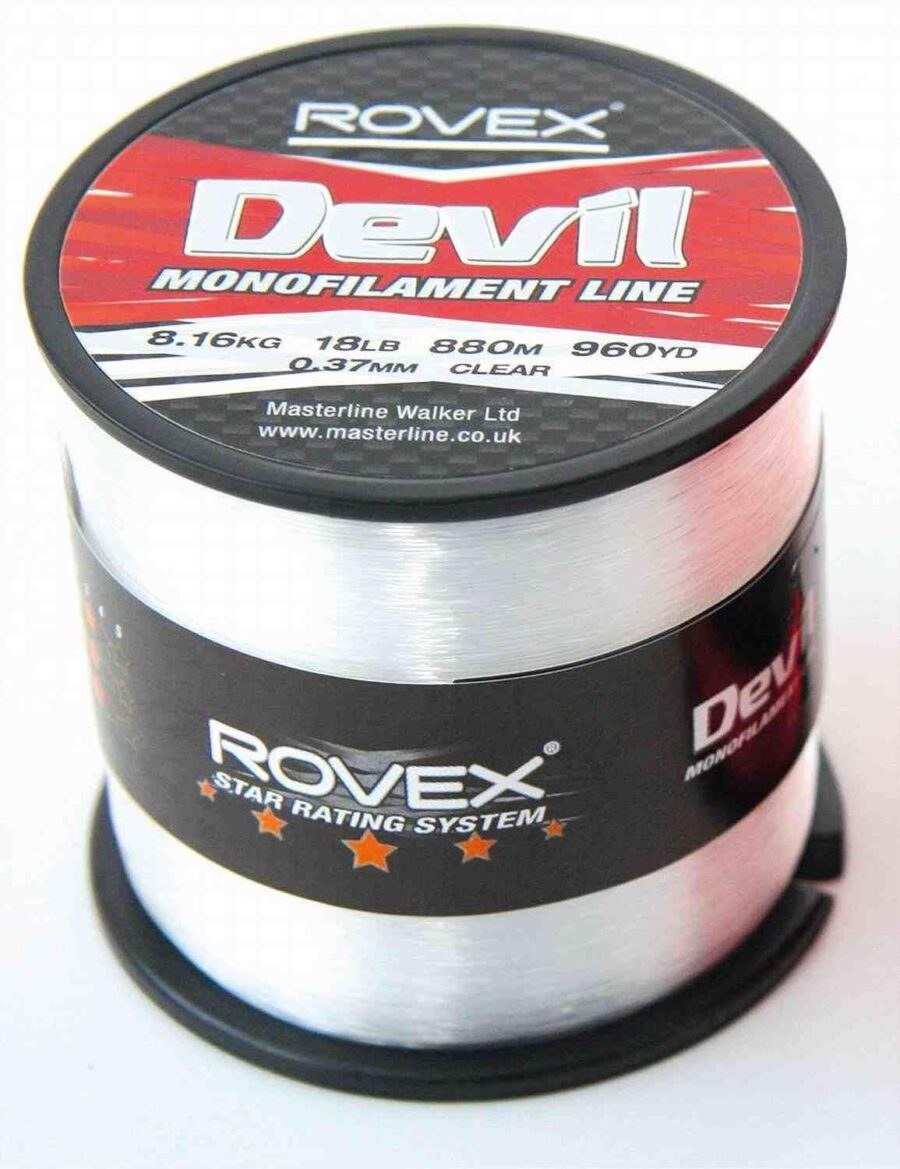 Rovex Devil Monofilament Line Clear 4oz Spool