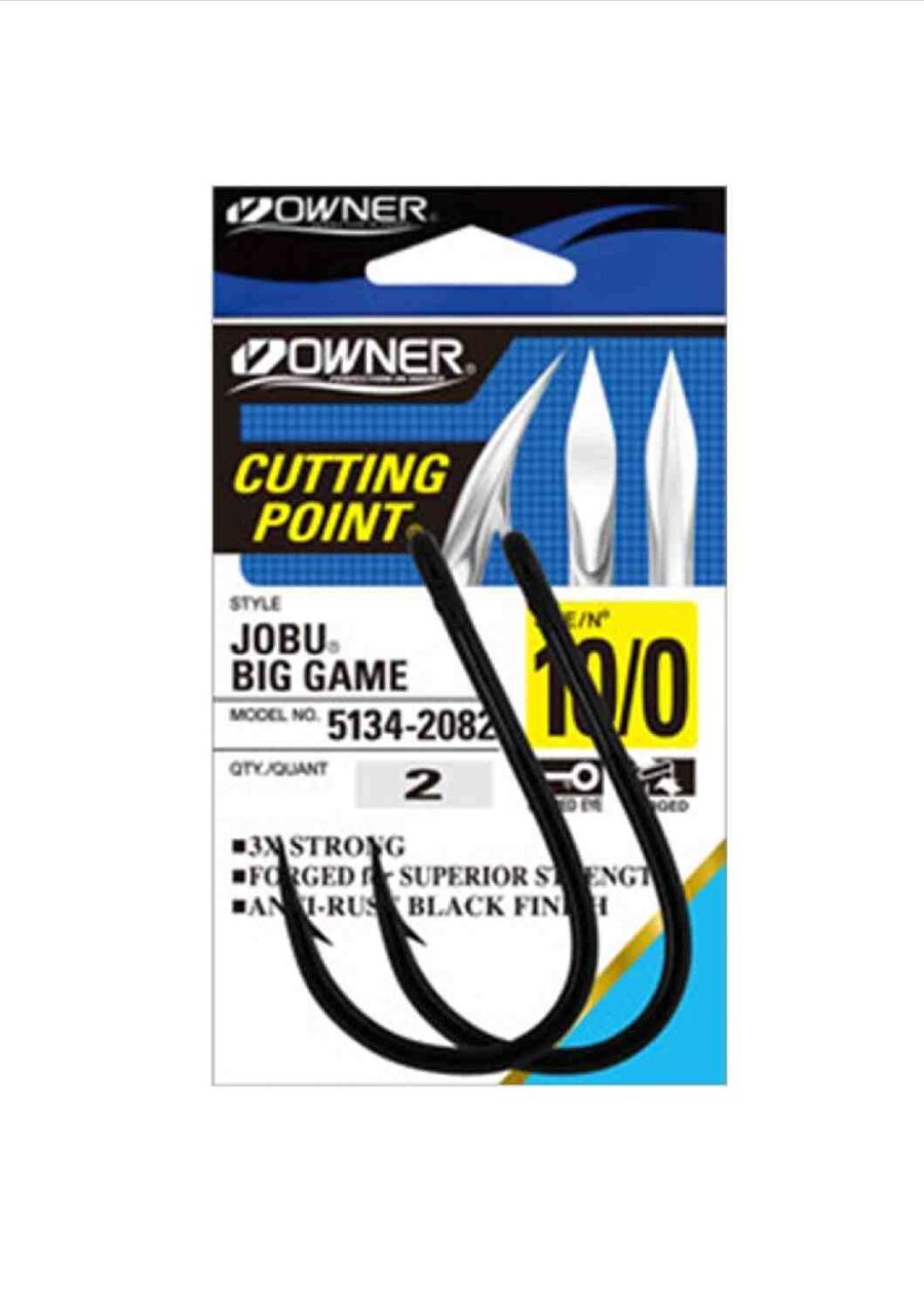 Owner 5134 Jobu Big Game Hooks Black