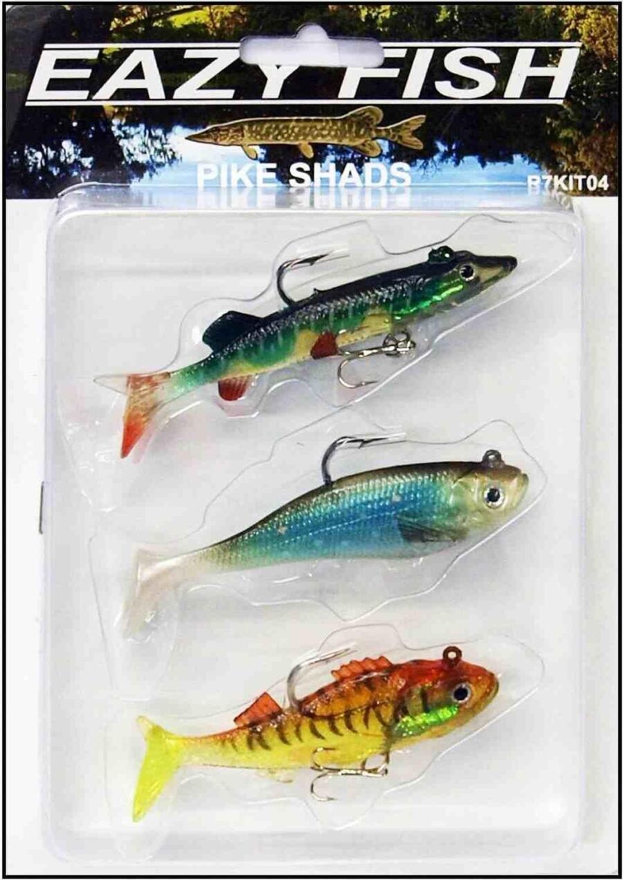 Eazy Fish Pike Shad Lure Pack