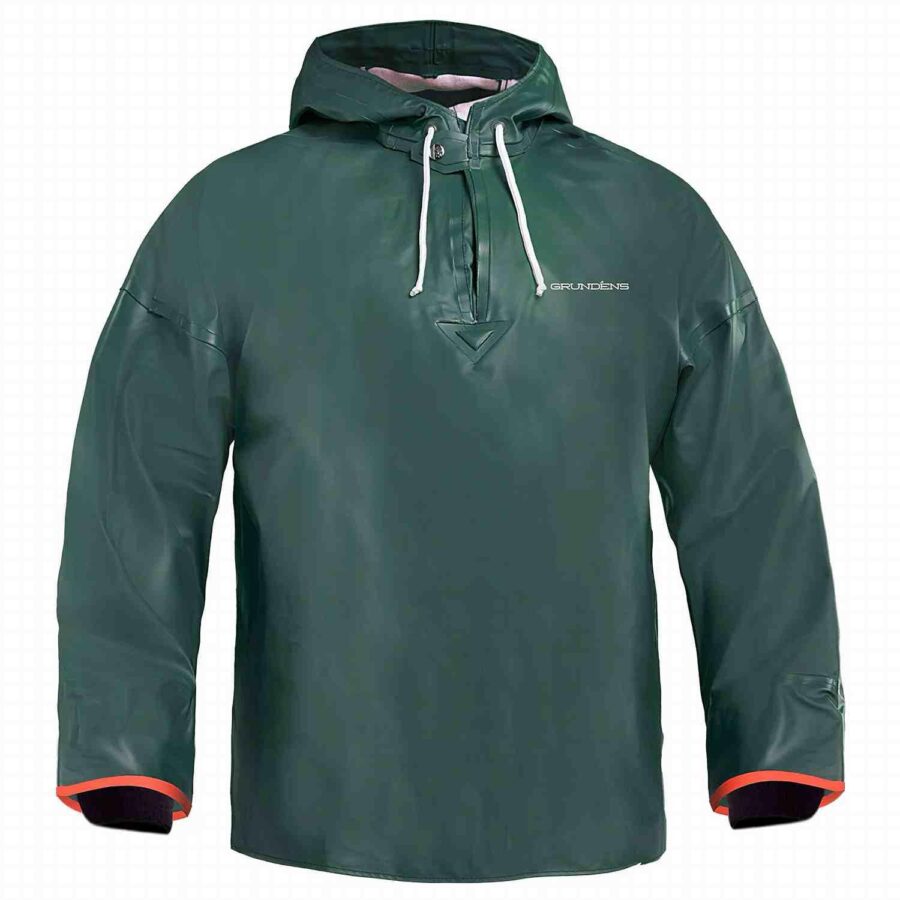 Grundens Brigg Smock W/Neoprene Cuff - Green